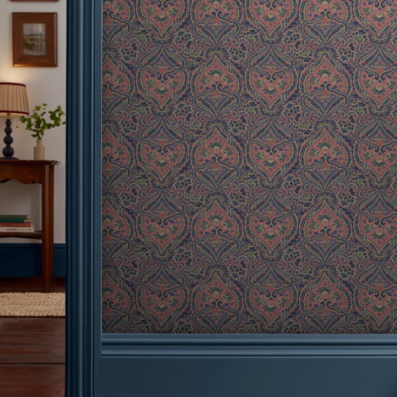 Tapeta na flizelinie ze wzorem paisley