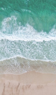 Fototapeta fale morskie i plaża