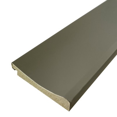 Zakończenie prawe lameli Velutto Misty Grey