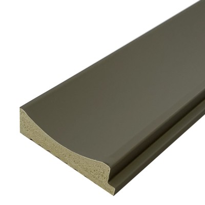 Zakończenie lewe lameli Velutto Misty Grey