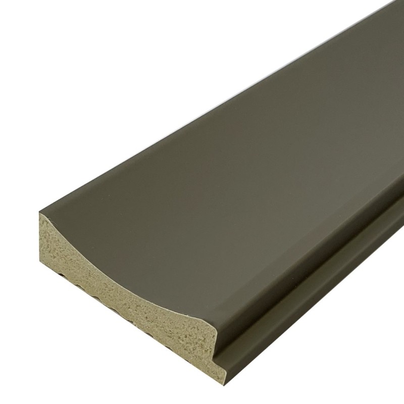 Zakończenie lewe lameli Velutto Misty Grey