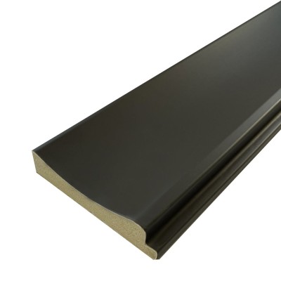 Zakończenie lewe lameli Velutto Shadow Grey