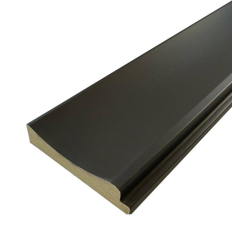 Zakończenie lewe lameli Velutto Shadow Grey