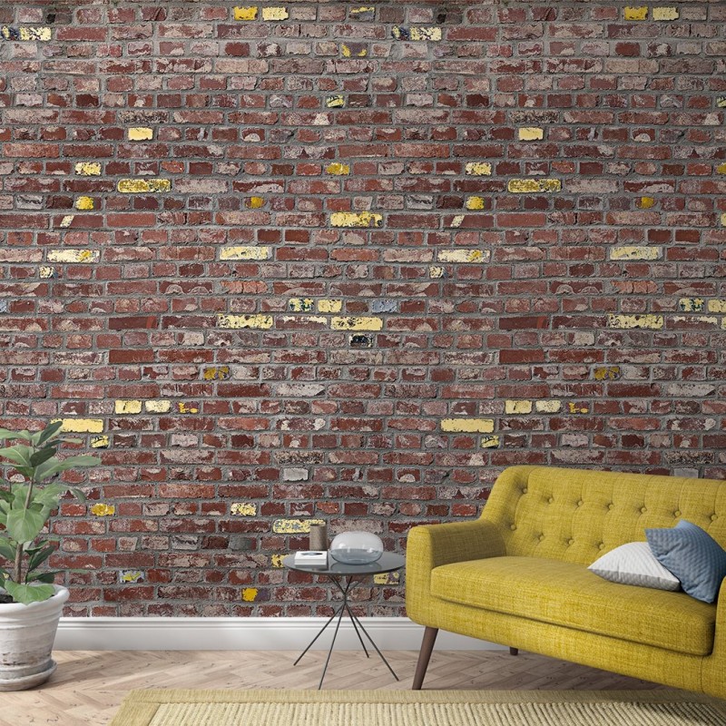 Fototapeta na flizelinie ściana z cegieł