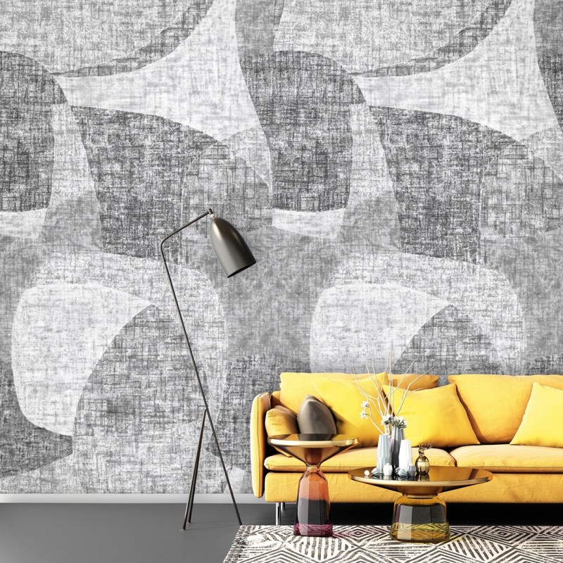 Fototapeta szary abstrakcyjny wzór geometryczny