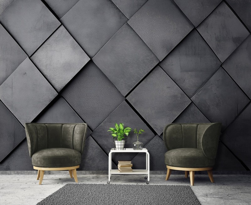Fototapeta geometryczne romby 3D