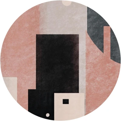 Fototapeta w kształcie koła - Geometryczne kształty