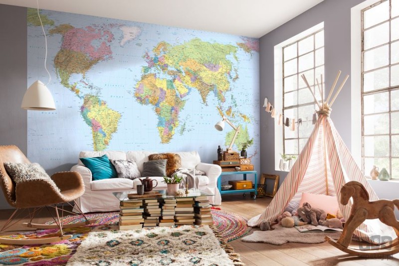 Fototapeta World Map XXL4-038