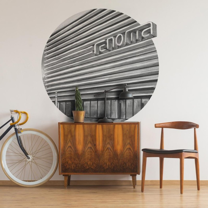 Fototapeta w kształcie koła - Dom towarowy we Wrocławiu