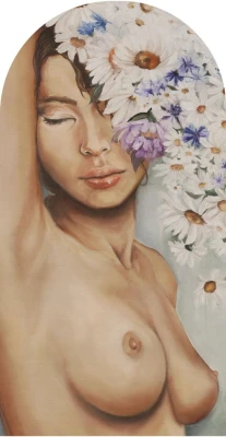 Fototapeta w kształcie łuku - Nymph