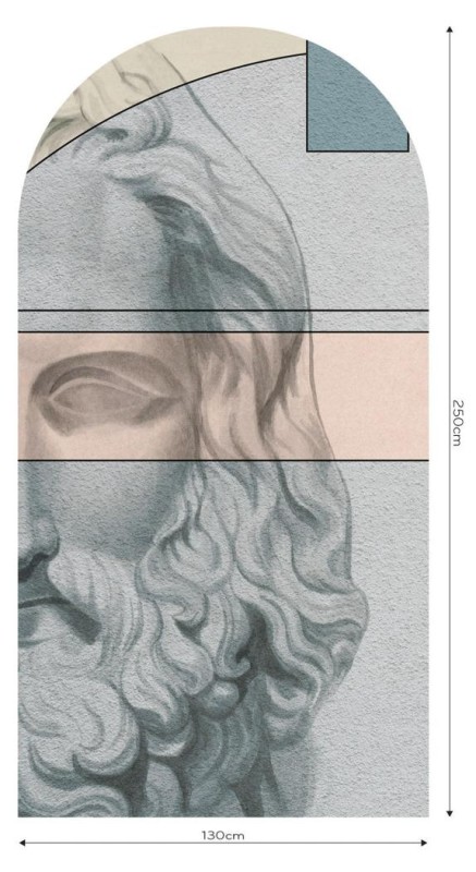 Fototapeta w kształcie łuku - Zeus