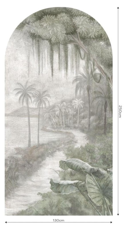 Fototapeta w kształcie łuku - Paleo