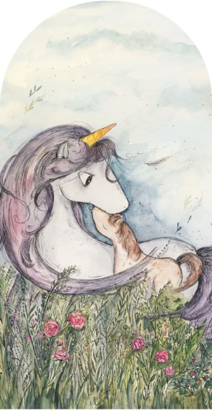 Fototapeta w kształcie łuku - Wild Unicorns