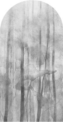 Fototapeta w kształcie łuku - Mori Grey
