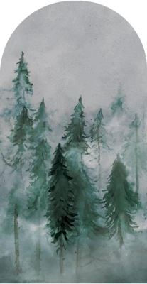 Fototapeta w kształcie łuku - Nebbia