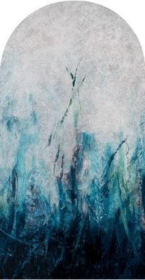Fototapeta w kształcie łuku - Tosca Blue
