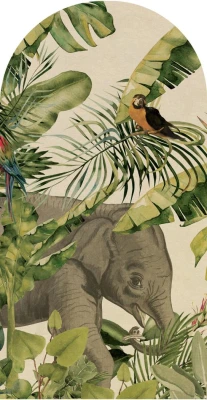 Fototapeta w kształcie łuku - Jungle