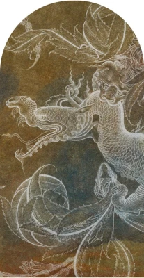 Fototapeta w kształcie łuku - Draco
