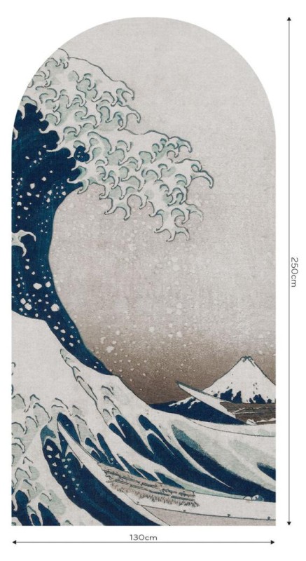 Fototapeta w kształcie łuku - Hokusai
