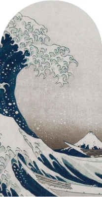 Fototapeta w kształcie łuku - Hokusai