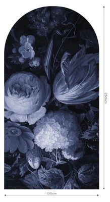 Fototapeta w kształcie łuku - Boudoir Navy