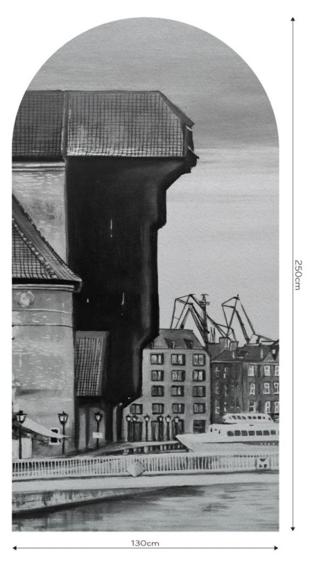 Fototapeta w kształcie łuku - Crane