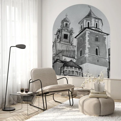 Fototapeta w kształcie łuku - Wawel