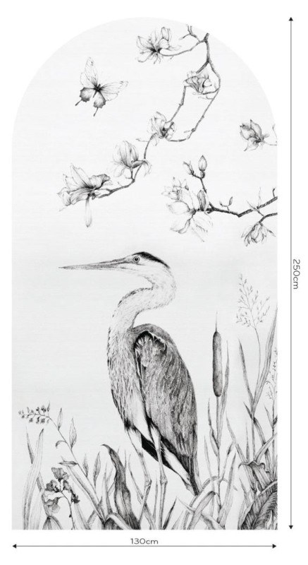 Fototapeta w kształcie łuku - Heron