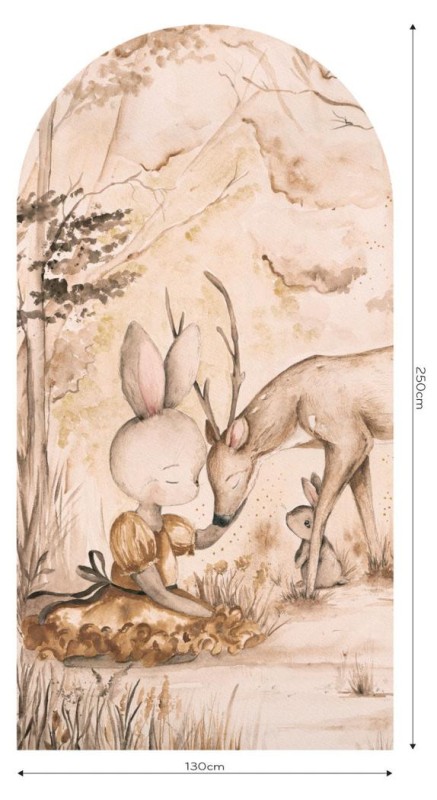 Fototapeta w kształcie łuku - Bambi