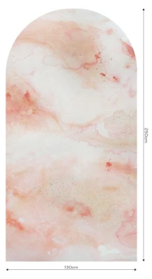 Fototapeta w kształcie łuku - Coral