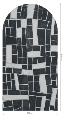 Fototapeta w kształcie łuku - Mosaico