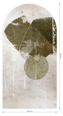 Fototapeta w kształcie łuku - Verde