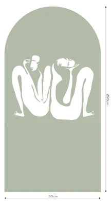 Fototapeta w kształcie łuku - Couple Sage