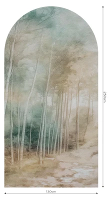 Fototapeta w kształcie łuku - Foresta
