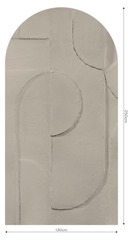 Fototapeta w kształcie łuku - Bene Beige
