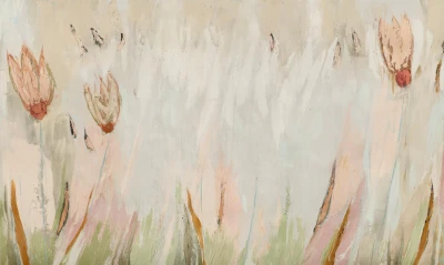 Fototapeta malowane tulipany