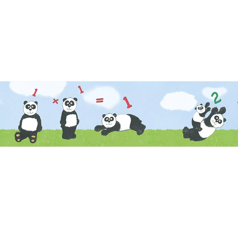 Border dla dzieci z pandami