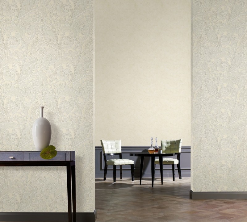 Tapeta winylowa na flizelinie w stylowe ornamenty