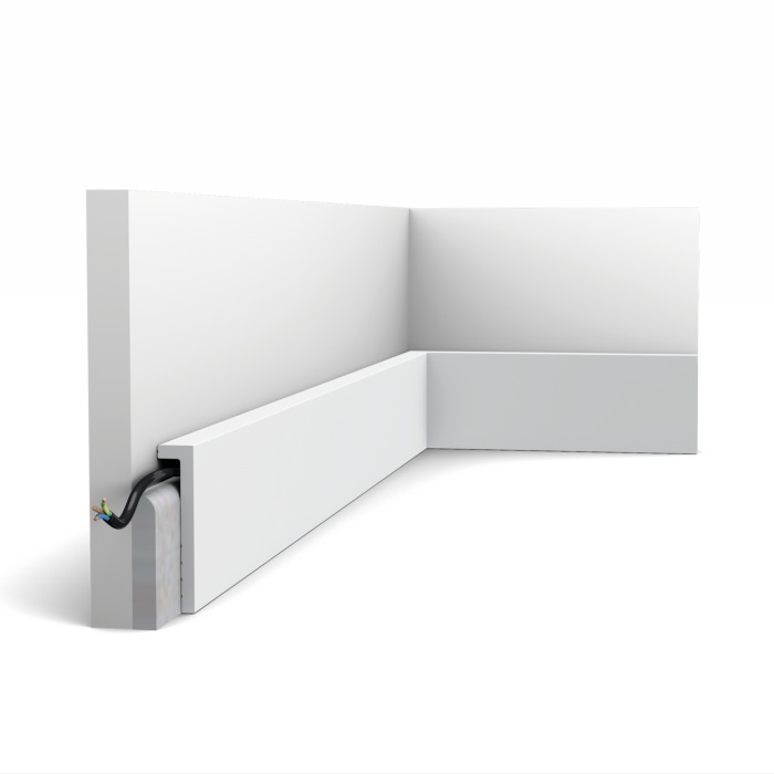Listwa przypodłogowa malowana SX171-RAL9003 Orac Decor