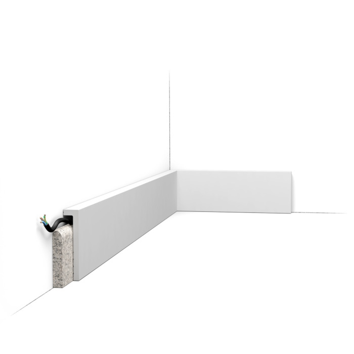 Listwa przypodłogowa malowana SX171-RAL9003 Orac Decor