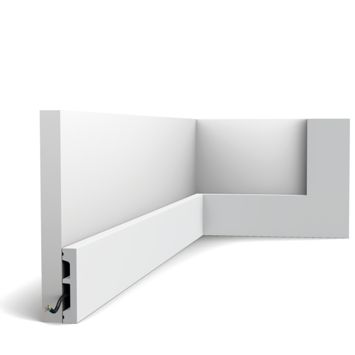 Listwa przypodłogowa malowana SX157-RAL9003 Orac Decor