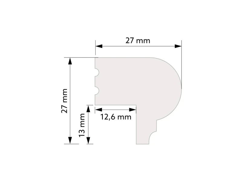 Zwieńczenie boazerii angielskiej TP005 Mardom Decor