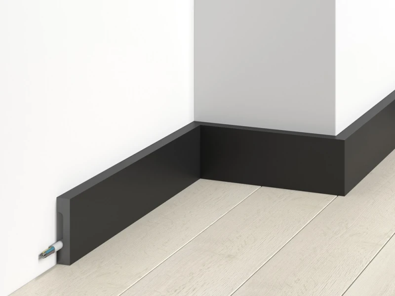 Listwa przypodłogowa cokół czarna MD359B Mardom Decor