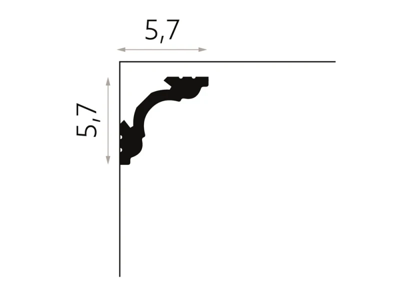 Listwa elastyczna sufitowa gzyms MD106F Mardom Decor