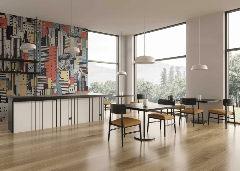 Fototapeta graficzna architektura miasta