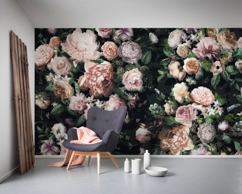 Fototapeta duże kwiaty