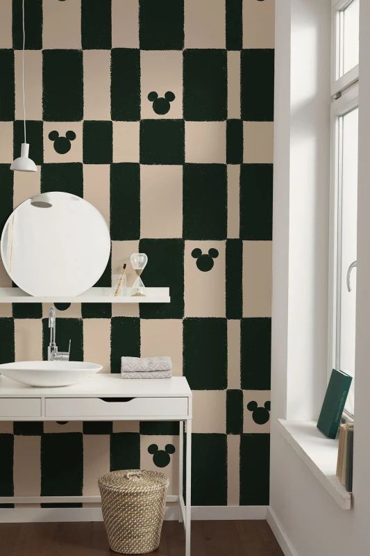 Fototapeta geometryczny wzór Myszką Miki