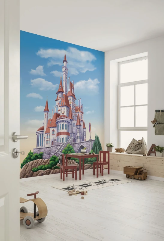Fototapeta Piękna i Bestia zamek Belli
