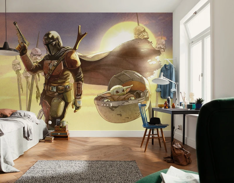 Fototapeta wojowniczy Mandalorian