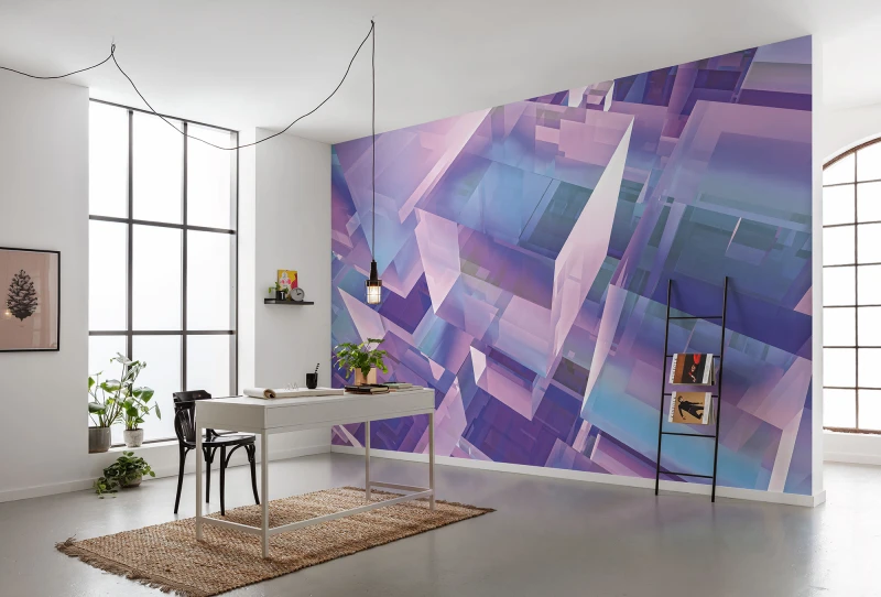 Fototapeta fioletowa głębia 3D